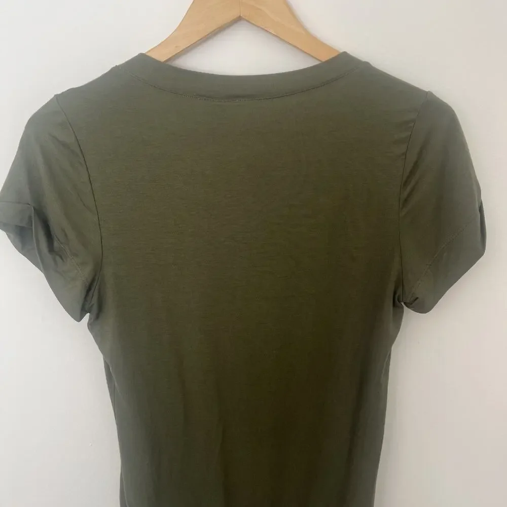 Nwt Intimately Free People T-shirt‎ Body Suit Medium Olive Green